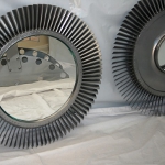 Rolls Royce Jet fan blade mirror large blades Canberra Avon engine2